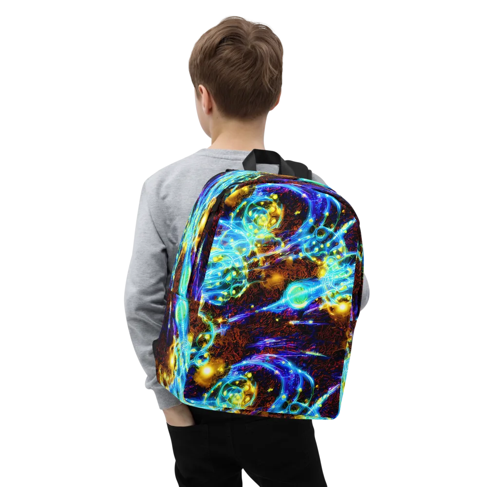 Neon Füssli on Minimalist Backpack — Zoomed-in