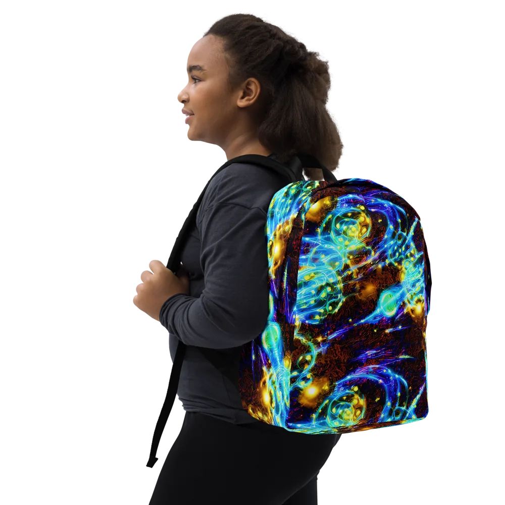 Neon Füssli on Minimalist Backpack — Right Front