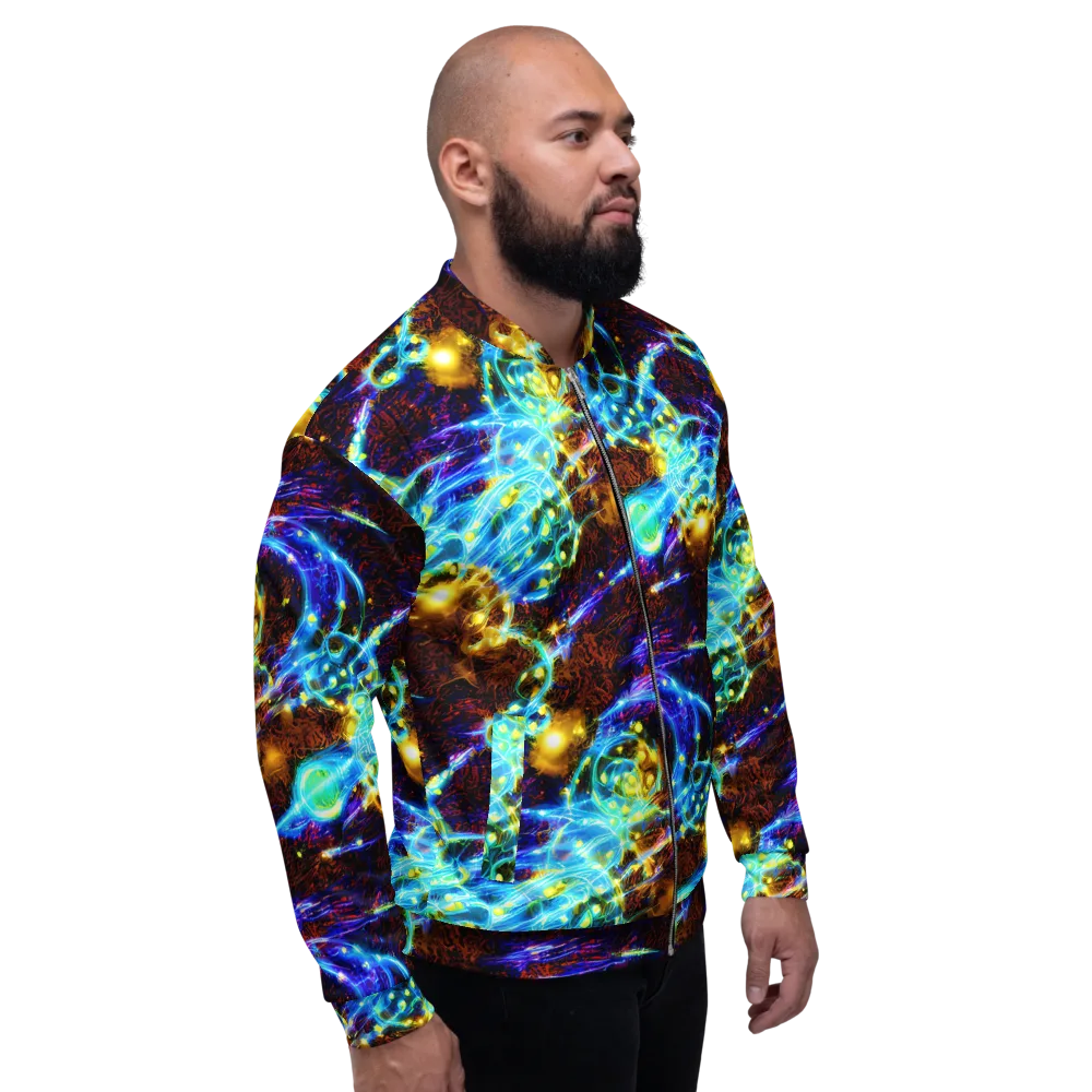 Neon Füssli on Bomber Jacket — Right