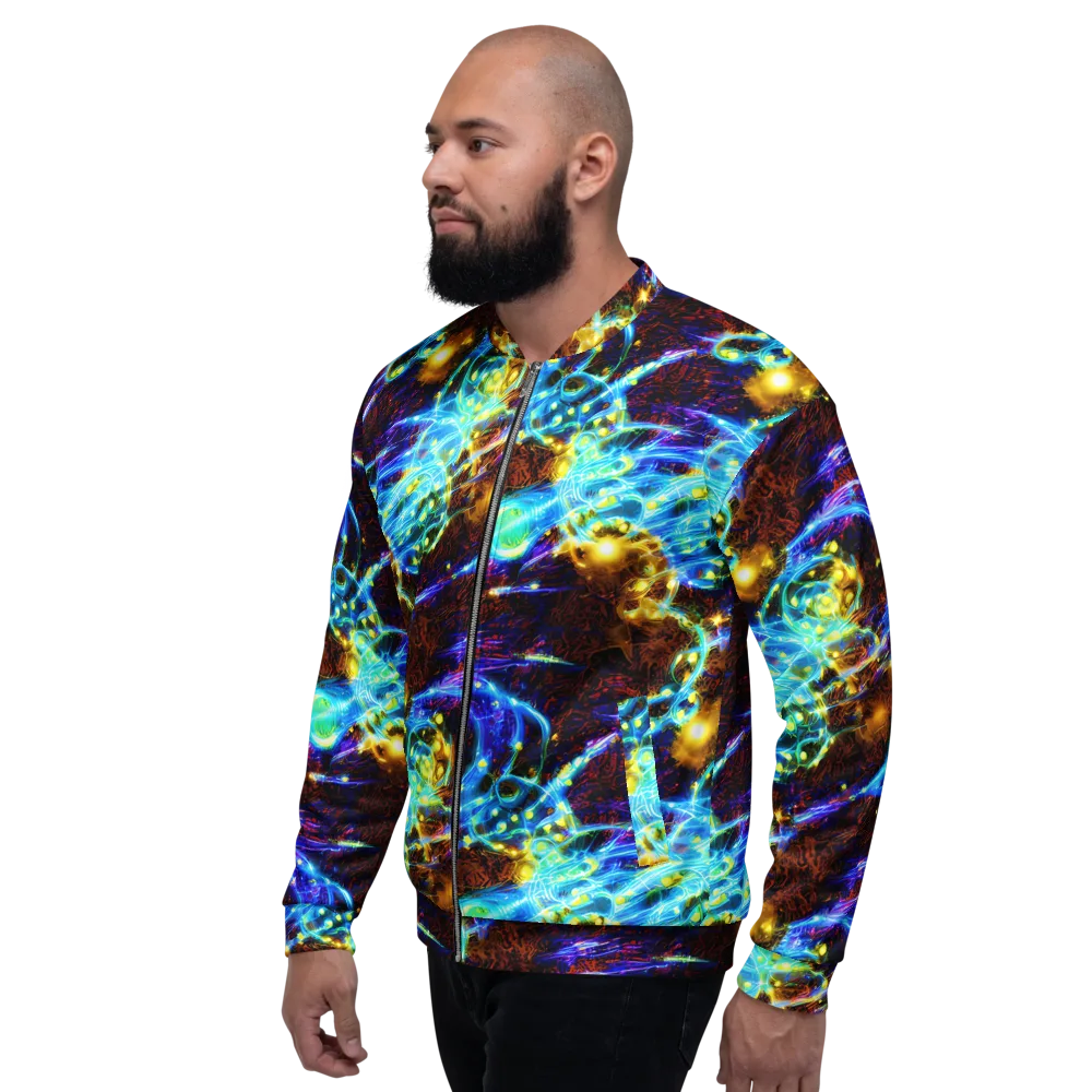 Neon Füssli on Bomber Jacket — Left
