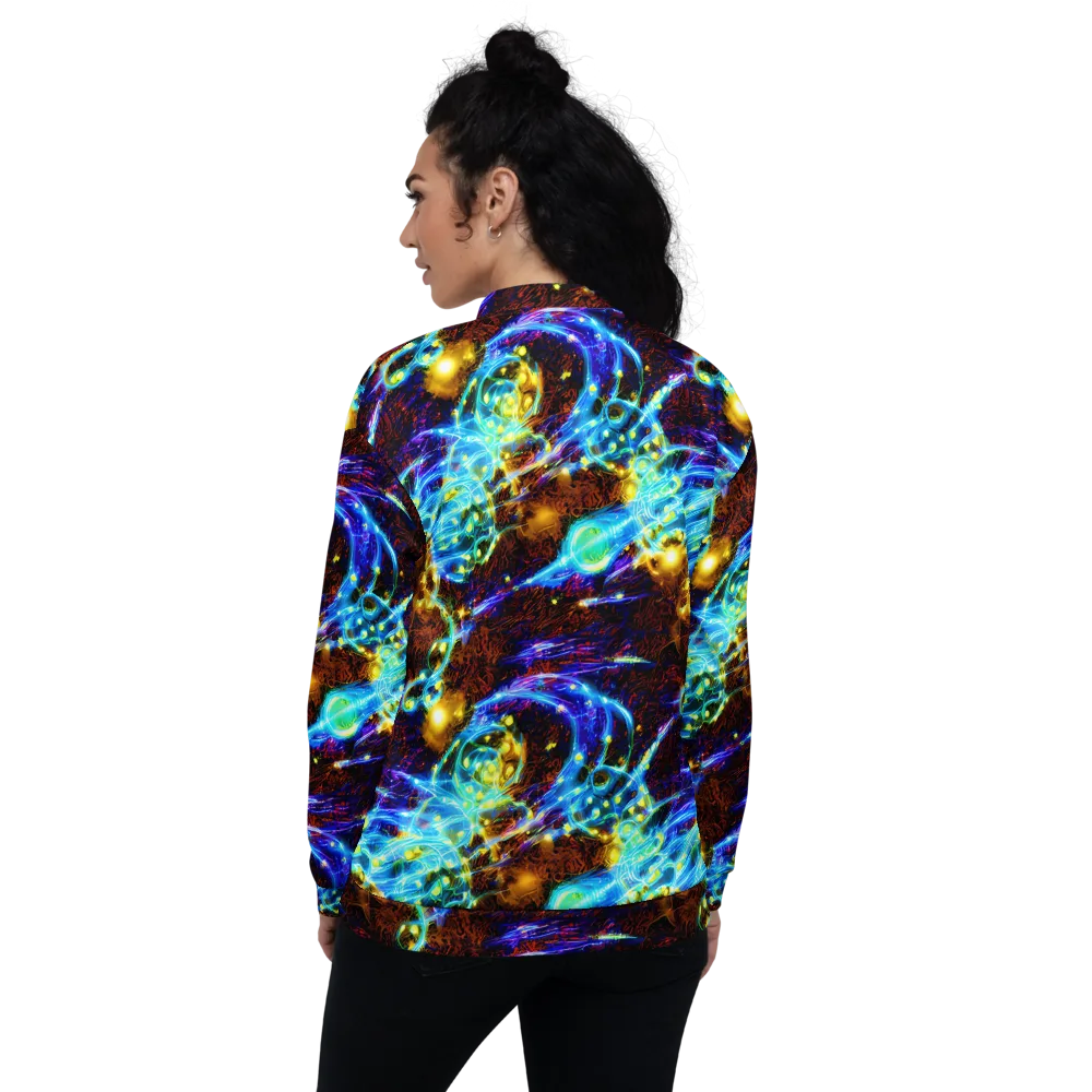 Neon Füssli on Bomber Jacket — Back
