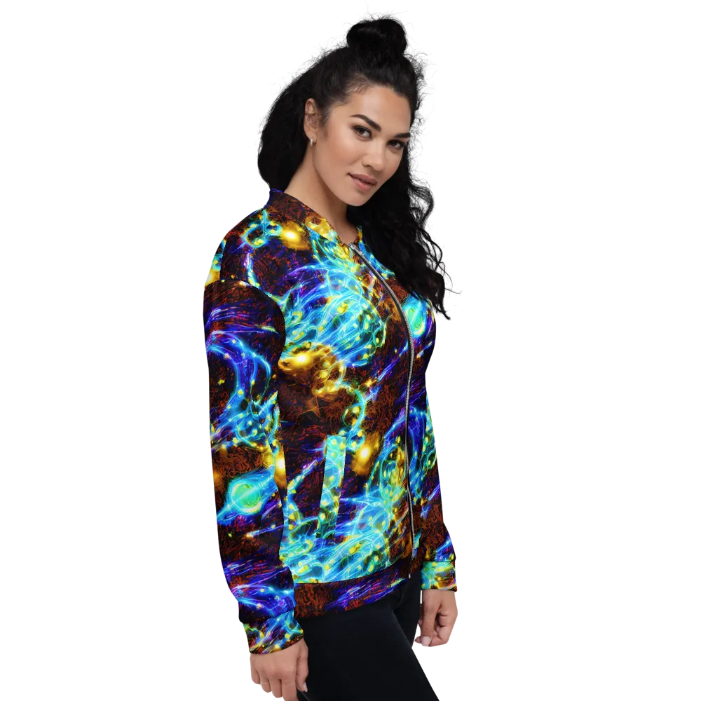 Neon Füssli on Bomber Jacket — Right