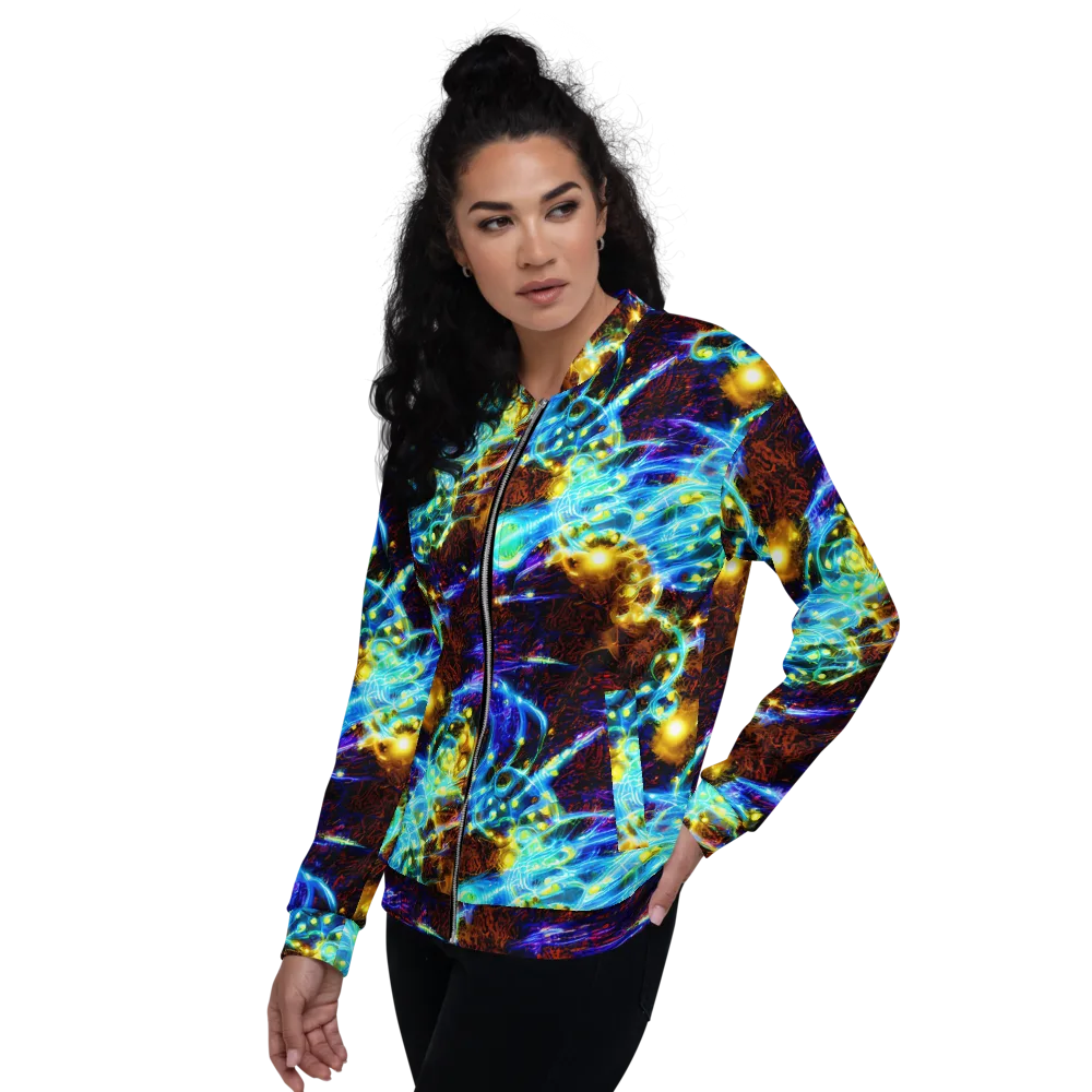 Neon Füssli on Bomber Jacket — Left