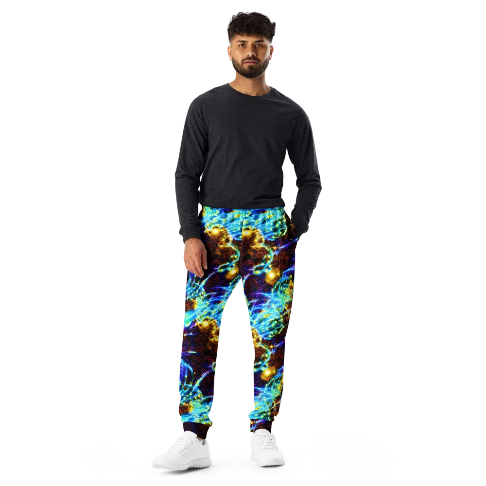Neon Füssli on Men's Joggers — Front