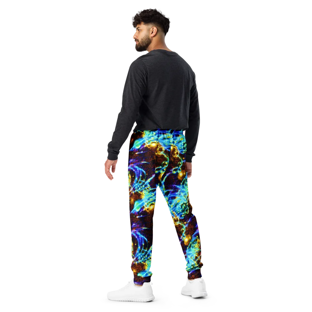 Neon Füssli on Men's Joggers — Back