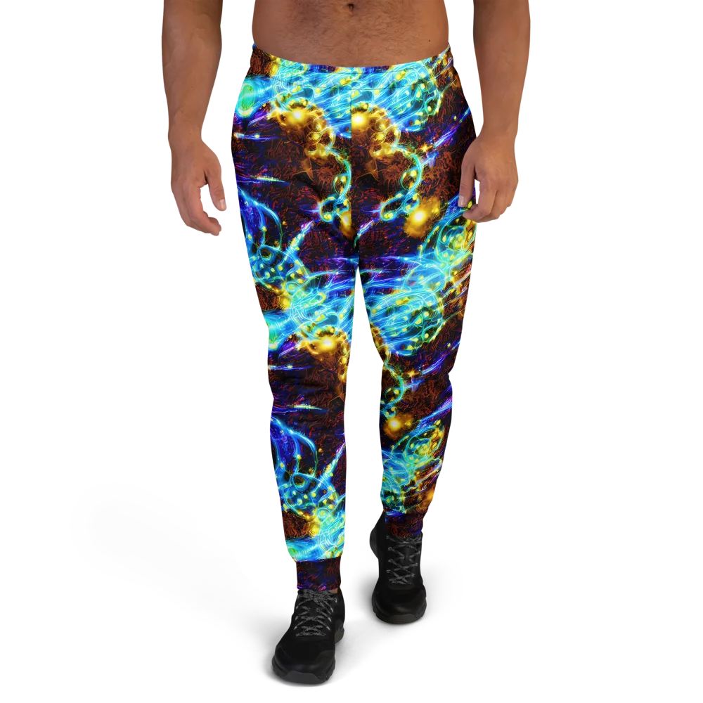 Neon Füssli on Men's Joggers — Front