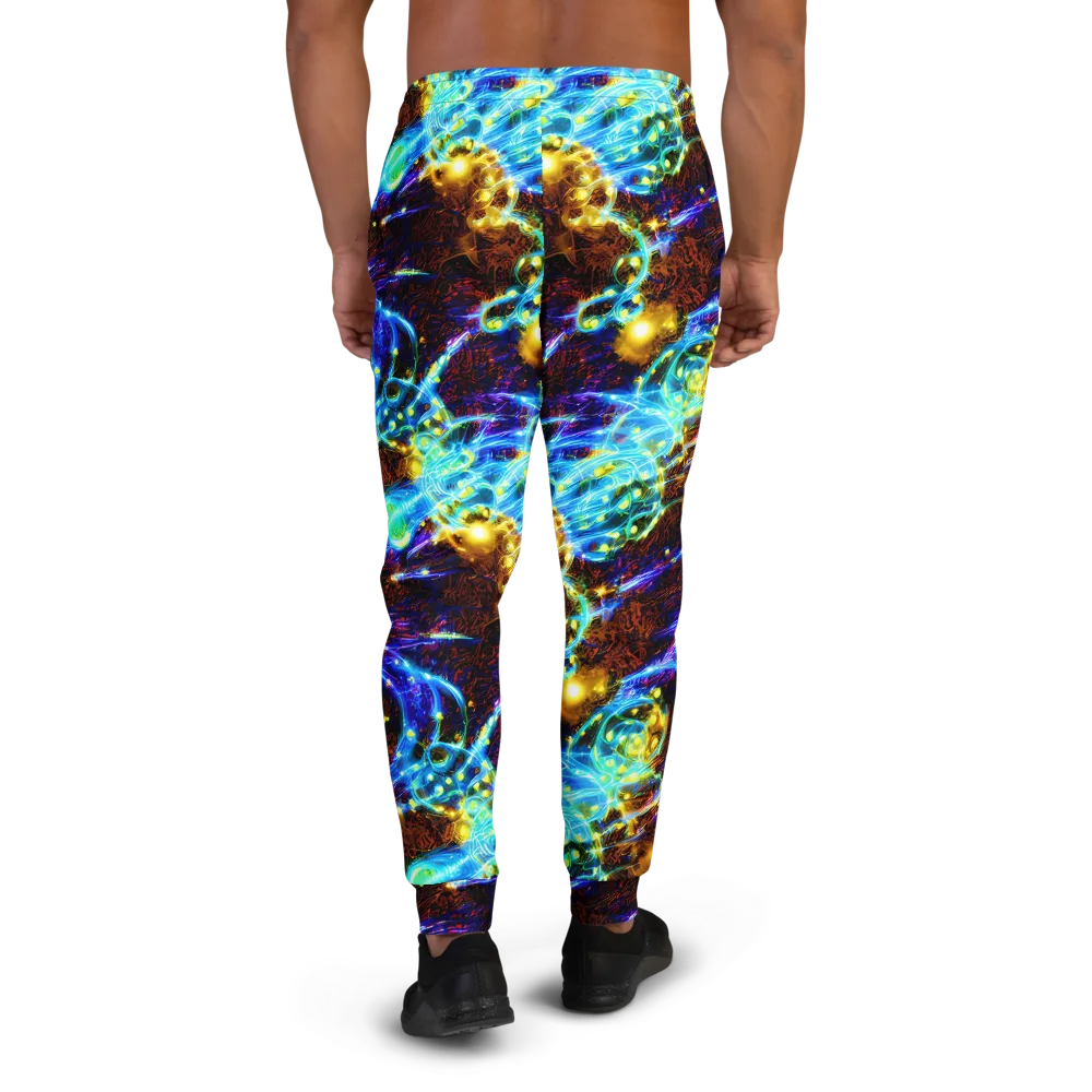 Neon Füssli on Men's Joggers — Back