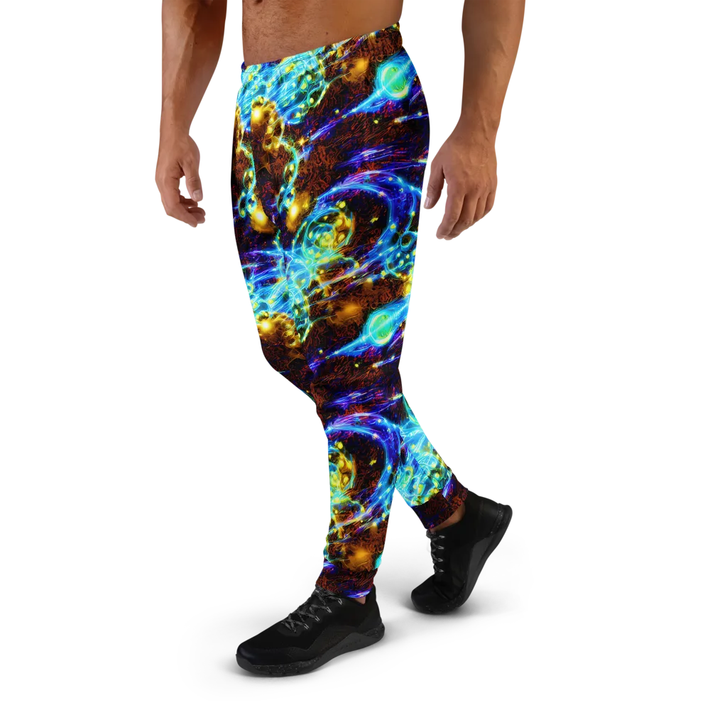 Neon Füssli on Men's Joggers — Left
