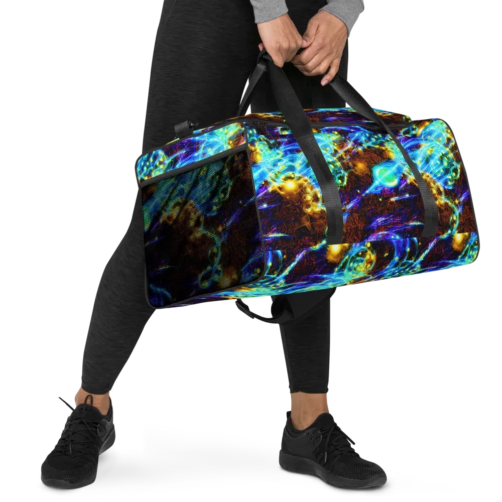 Neon Füssli on Duffle Bag — Right Front