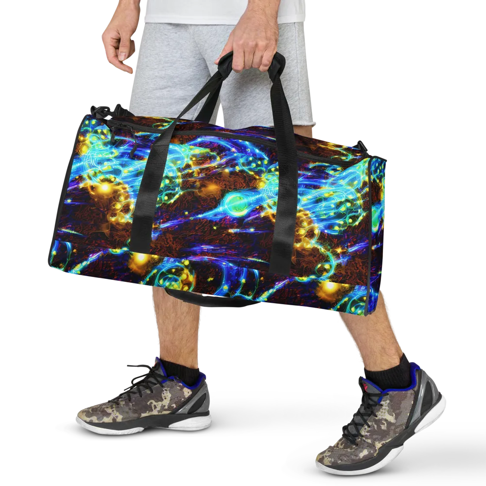 Neon Füssli on Duffle Bag — Front