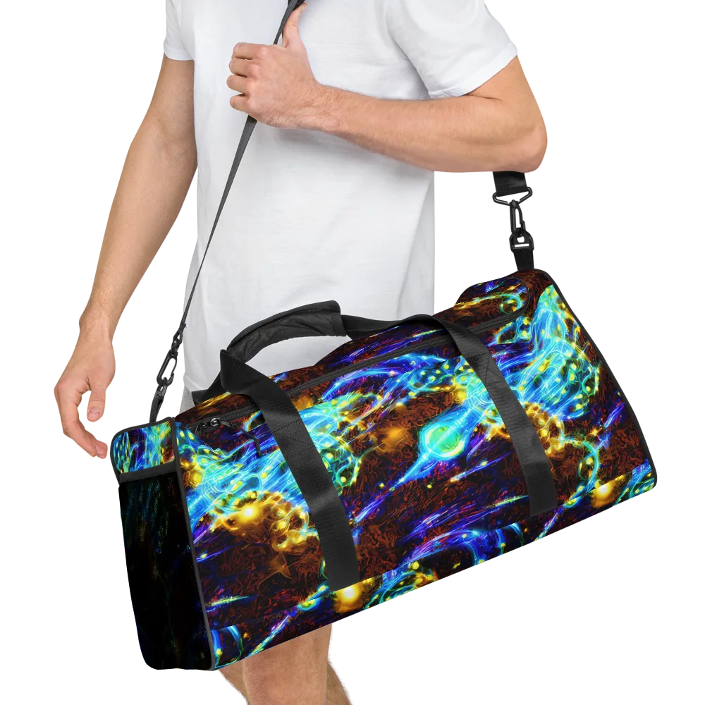 Neon Füssli on Duffle Bag — Right Front