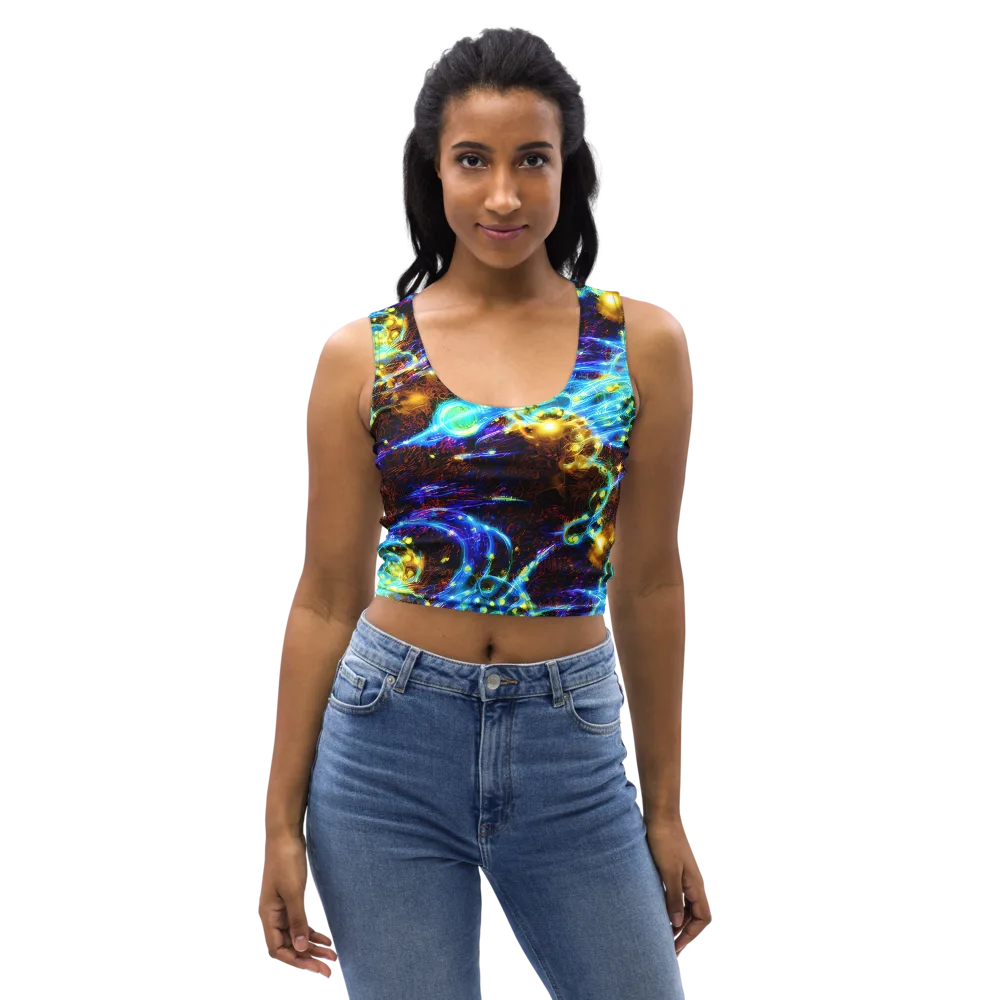 Neon Füssli on Crop Top — Front