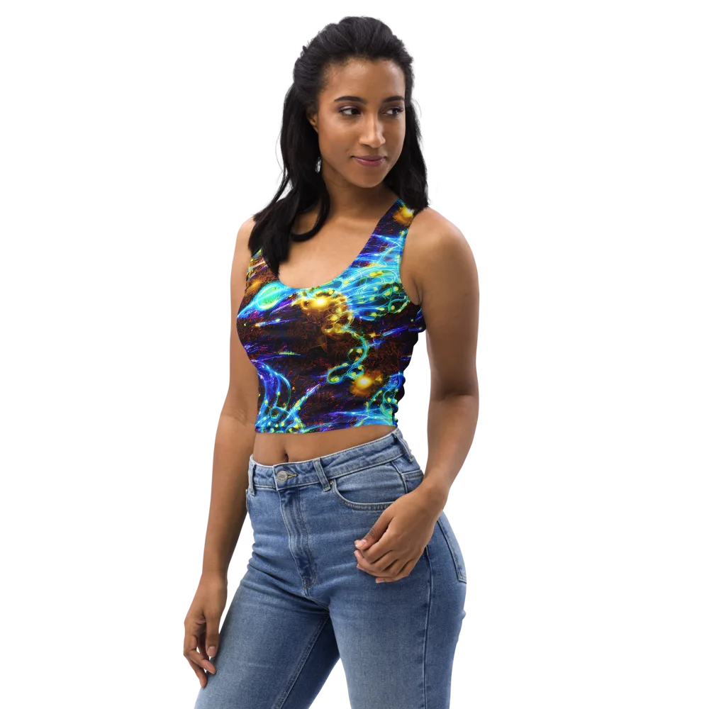 Neon Füssli on Crop Top — Left Front