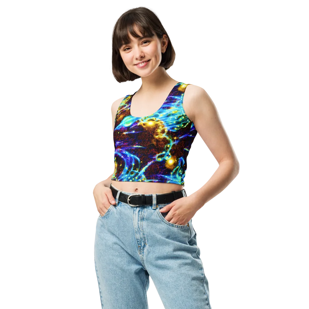 Neon Füssli on Crop Top — Front