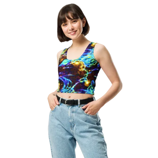 Neon Füssli on a Crop Top
