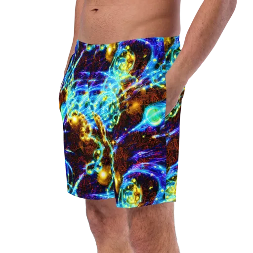 Neon Füssli on a Swim Trunks
