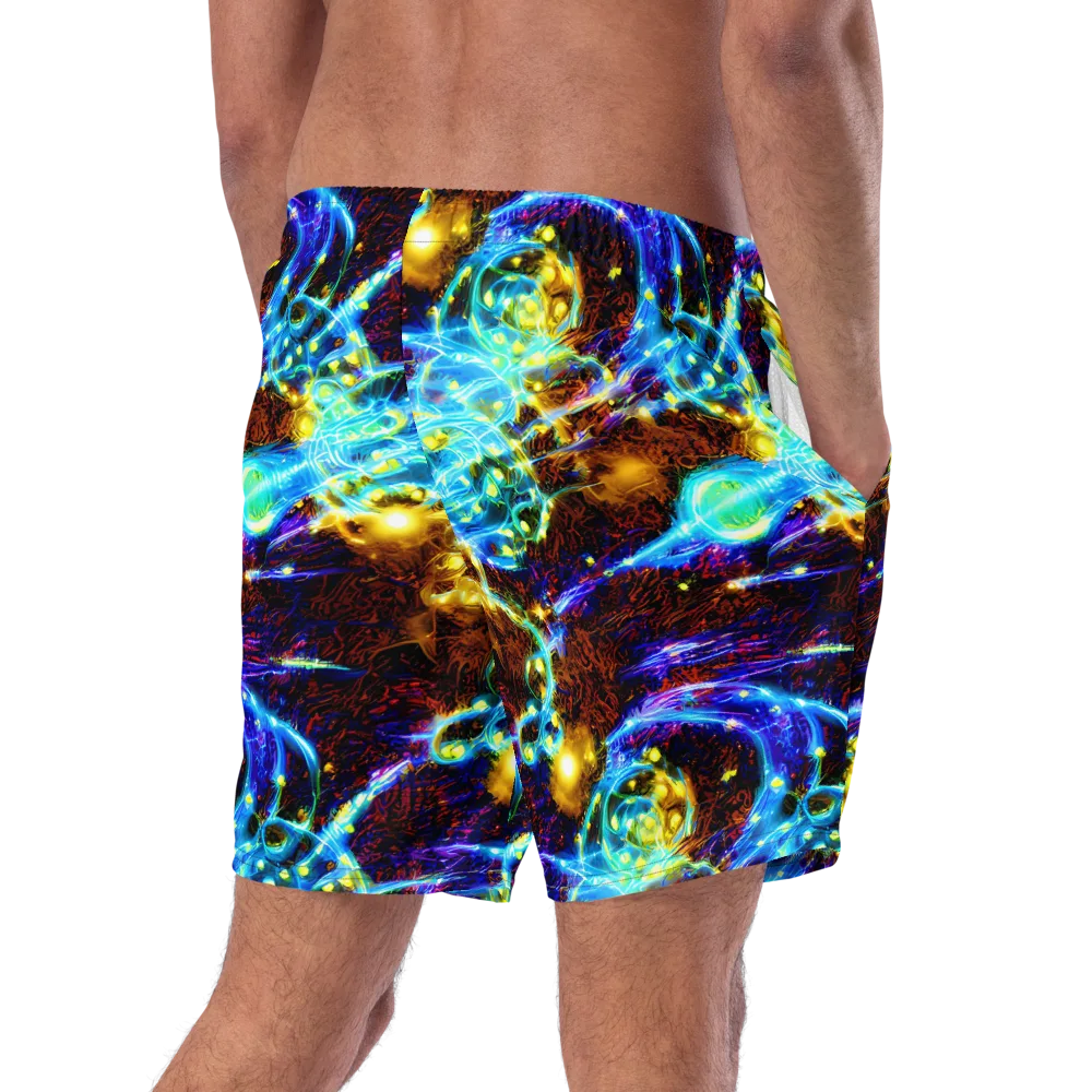 Neon Füssli on Swim Trunks — Right Back