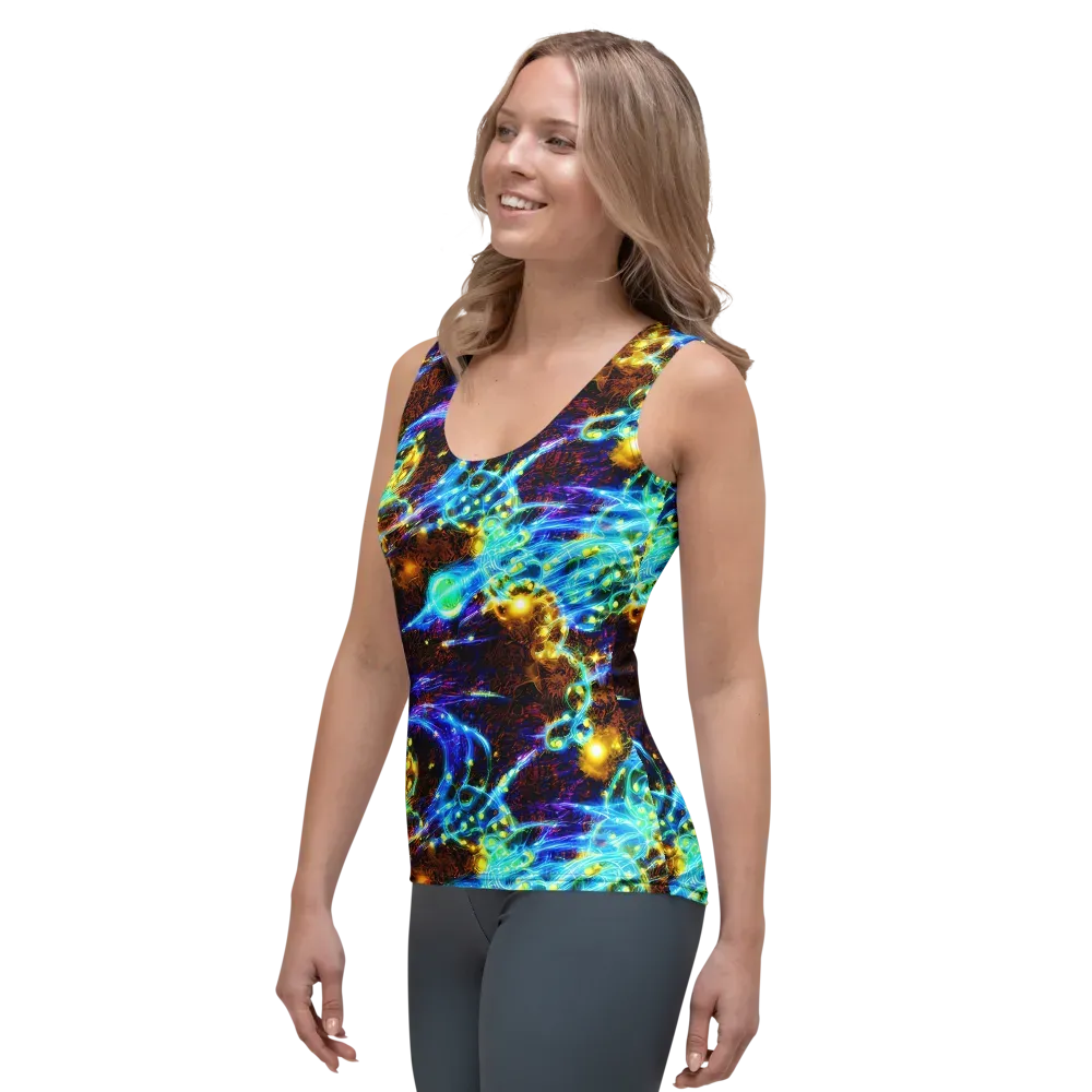 Neon Füssli on Women's Tank Top — Left Front
