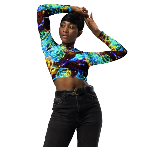 Neon Füssli on a Long Sleeve Crop Top