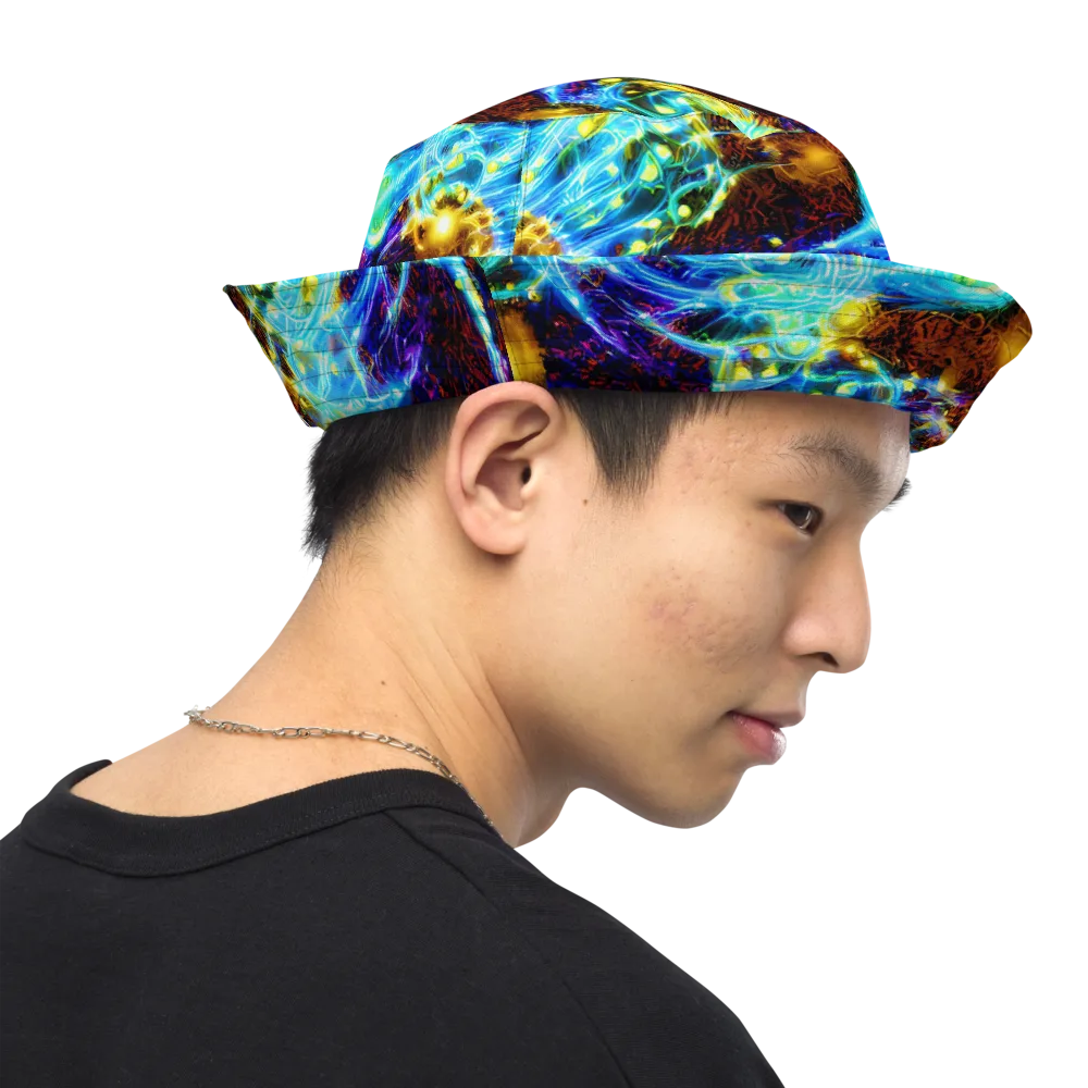 Neon Füssli on Reversible Bucket Hat — Right Outside