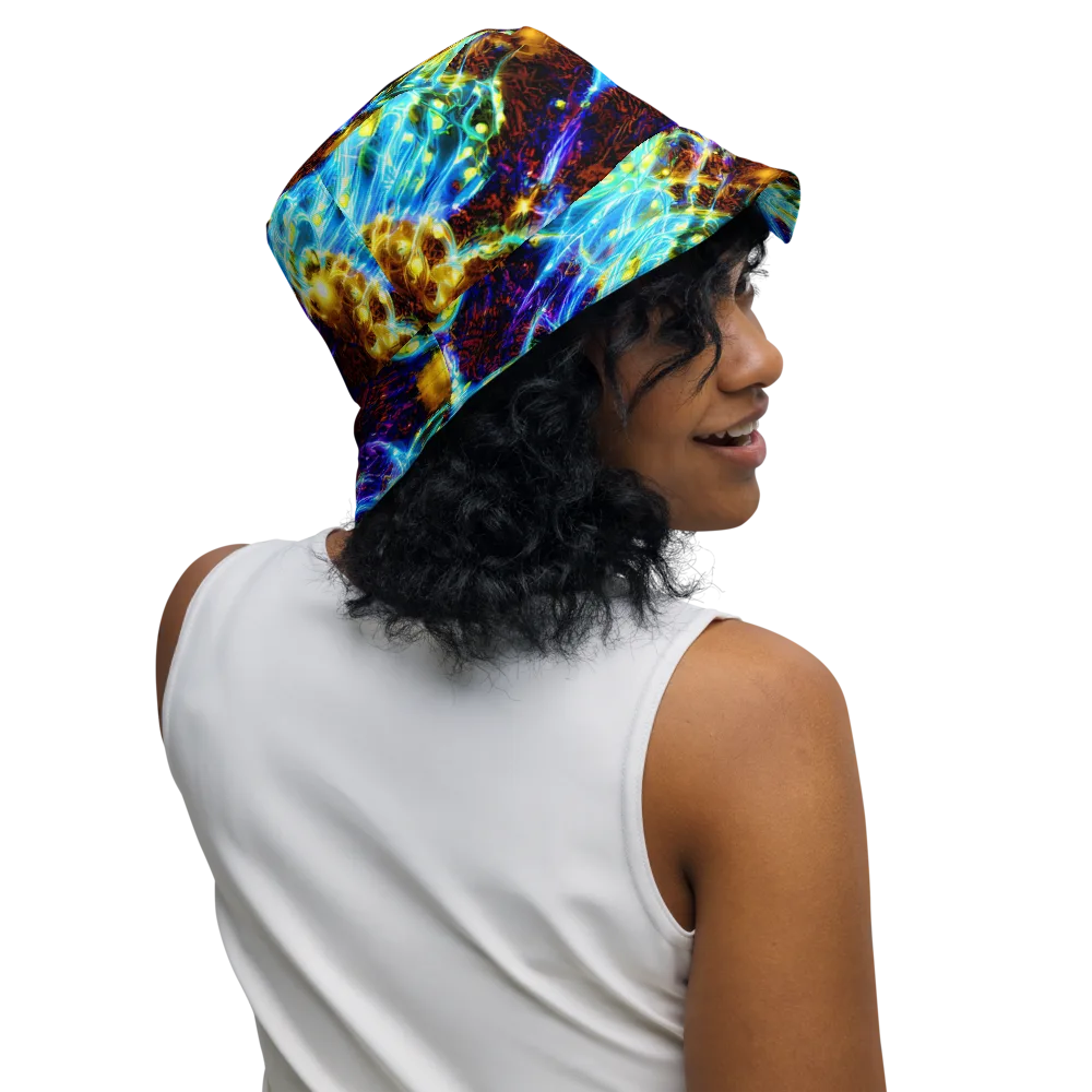 Neon Füssli on Reversible Bucket Hat — Right Outside