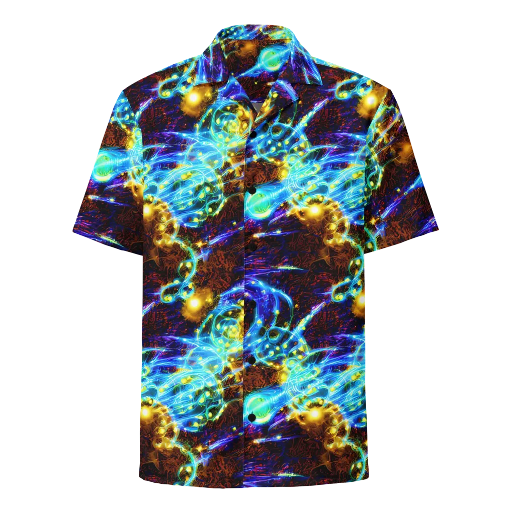 Neon Füssli on Button Shirt — Front