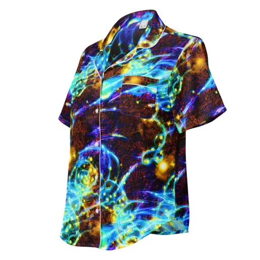 Neon Füssli on a Women's Short Sleeve Pajama Top
