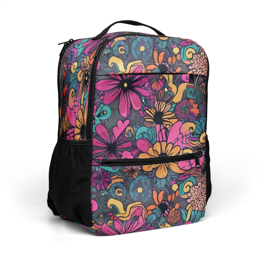 Chromatic Meadow on Utility Backpack — Right Front