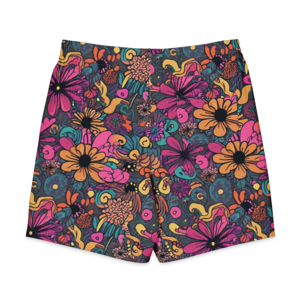Chromatic Meadow on Men's Board Shorts — Back
