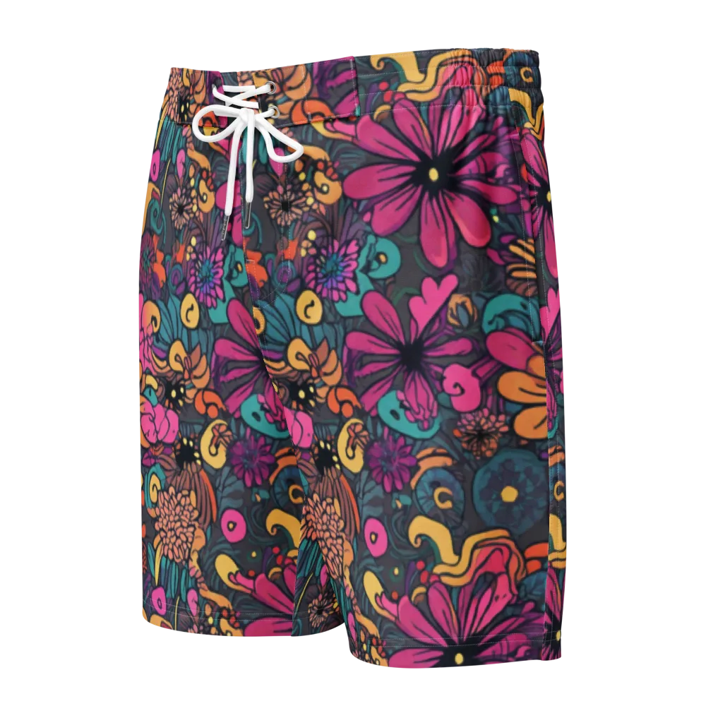 Chromatic Meadow on Men's Board Shorts — Front