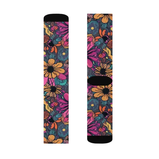 Chromatic Meadow on a Socks