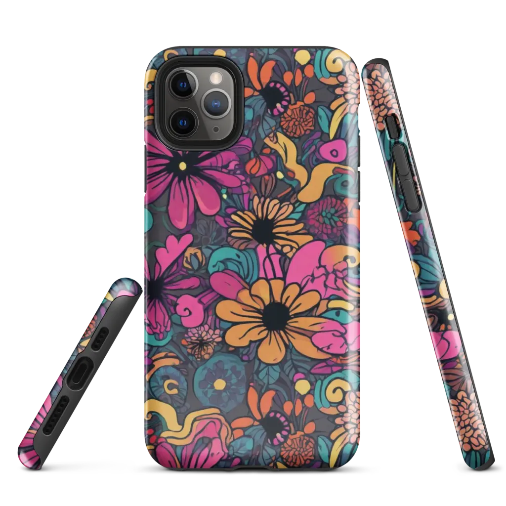 Chromatic Meadow on Tough Case for iPhone® — Front