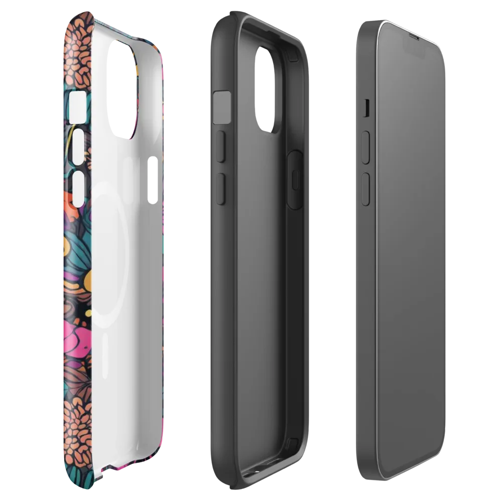 Chromatic Meadow on MagSafe Tough Case for iPhone® — Front