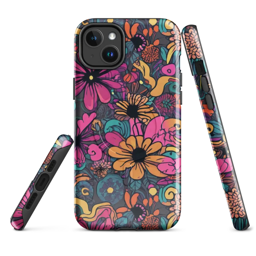 Chromatic Meadow on MagSafe Tough Case for iPhone® — Front