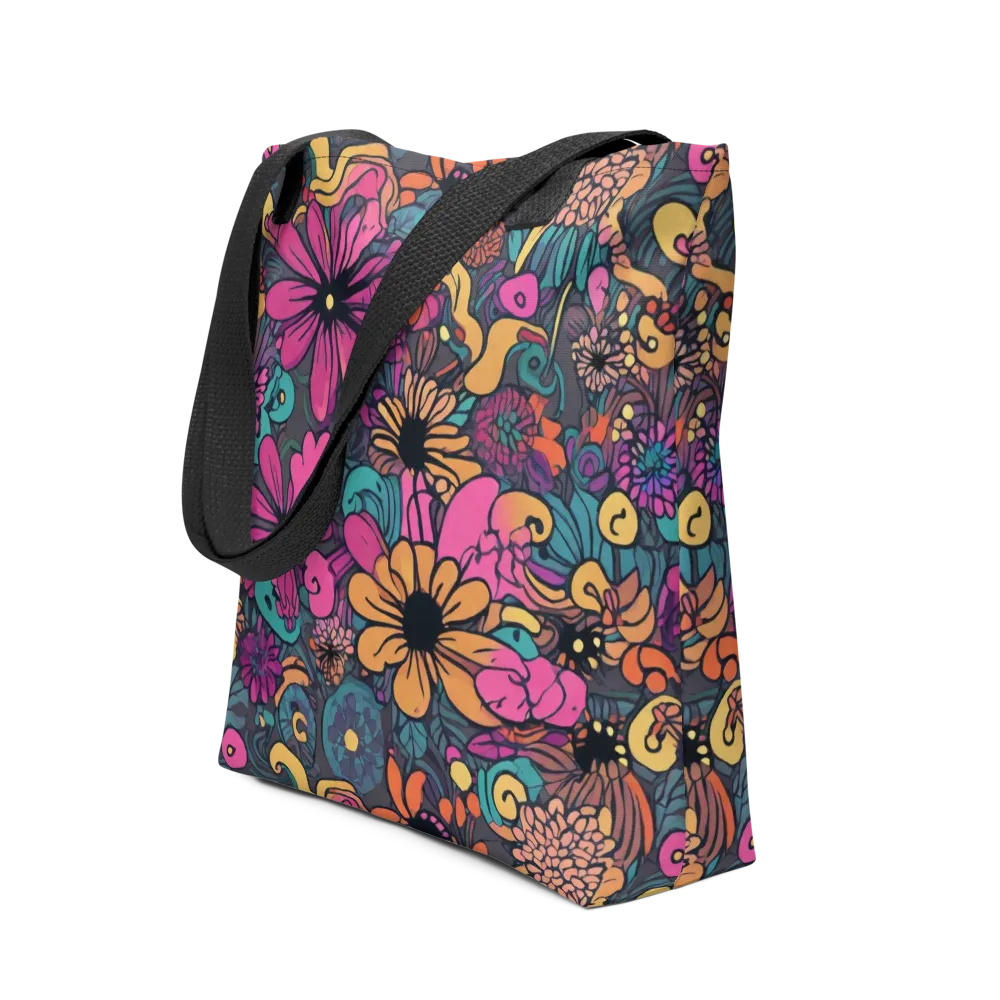 Chromatic Meadow on Tote Bag — Front