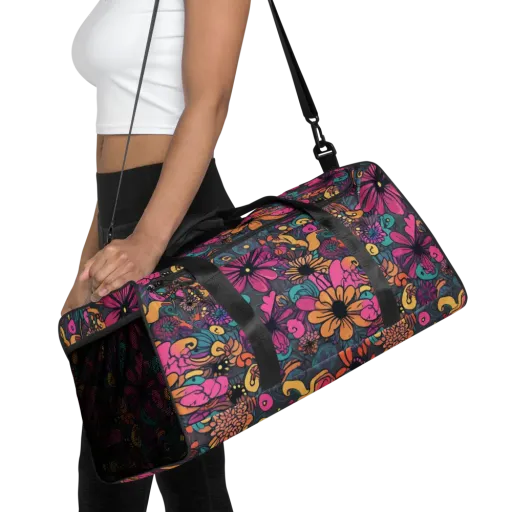 Chromatic Meadow on a Duffle Bag
