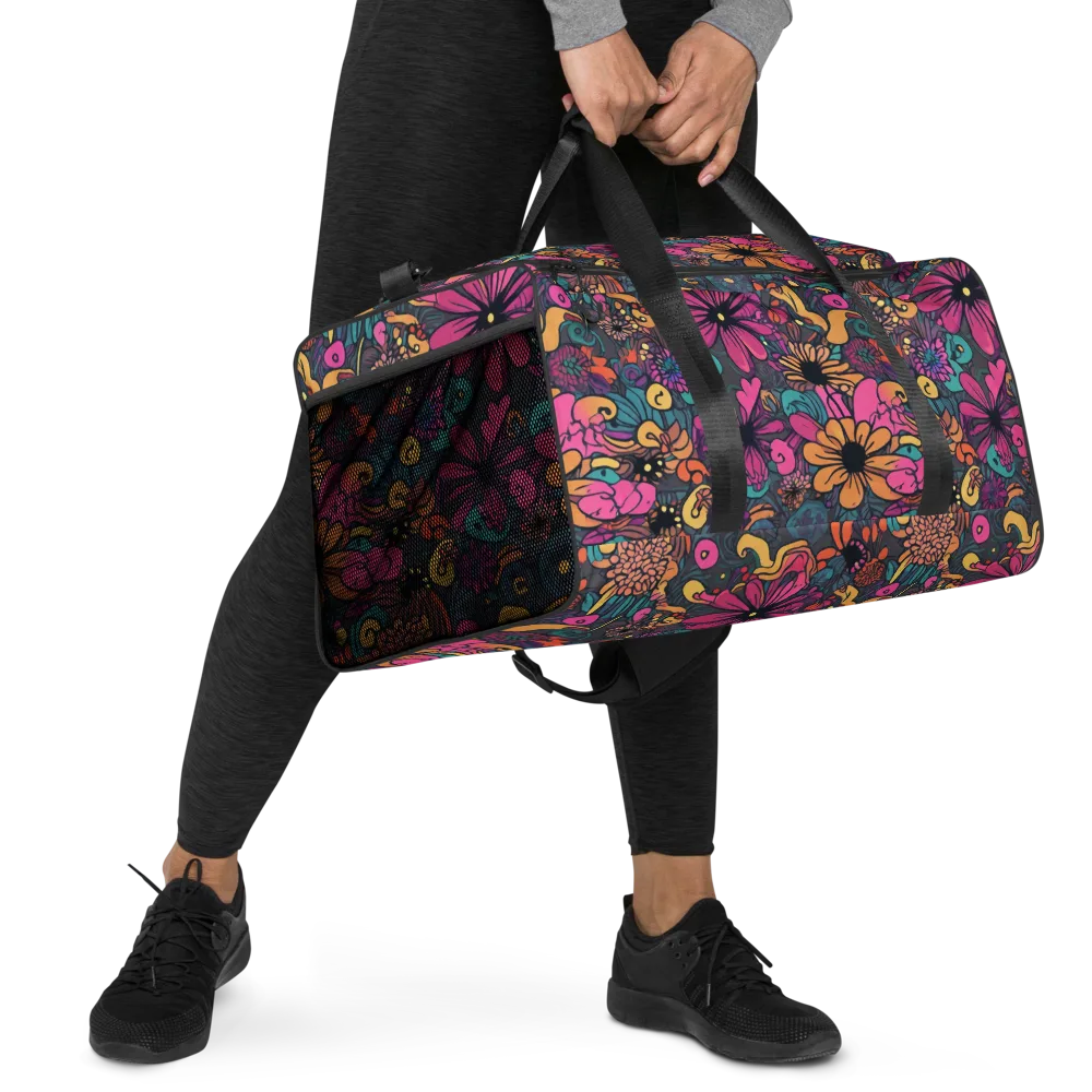 Chromatic Meadow on Duffle Bag — Right Front