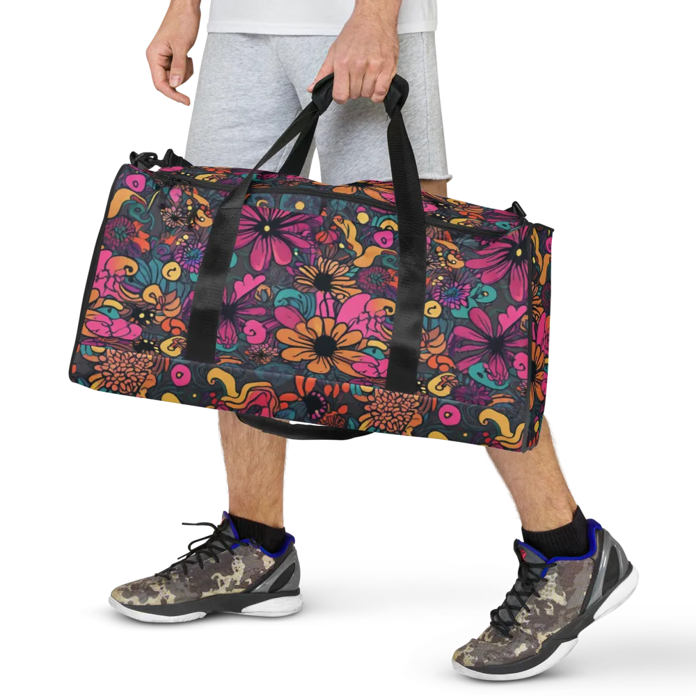 Chromatic Meadow on Duffle Bag — Front