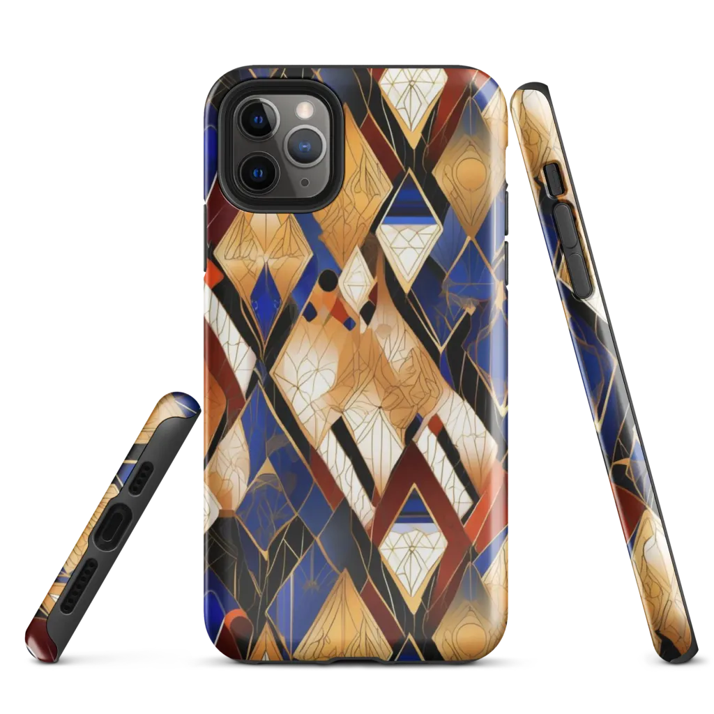 Royal Geometry on Tough Case for iPhone® — Front