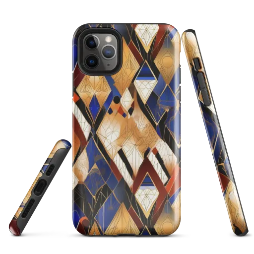 Royal Geometry on a Tough Case for iPhone®