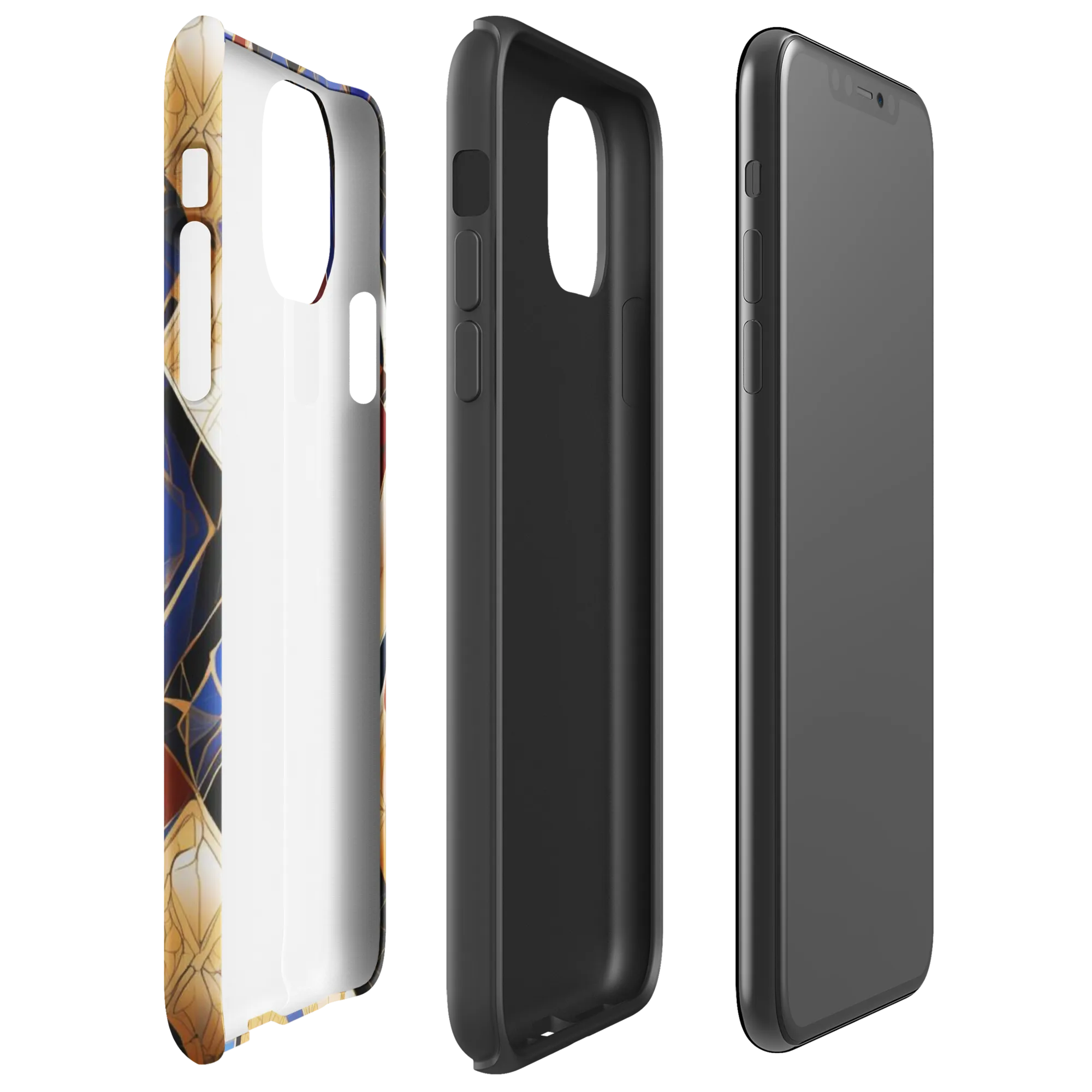 Royal Geometry on Tough Case for iPhone® — Right