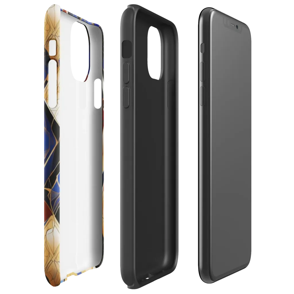 Royal Geometry on Tough Case for iPhone® — Right