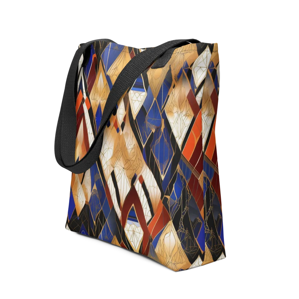 Royal Geometry on Tote Bag — Front