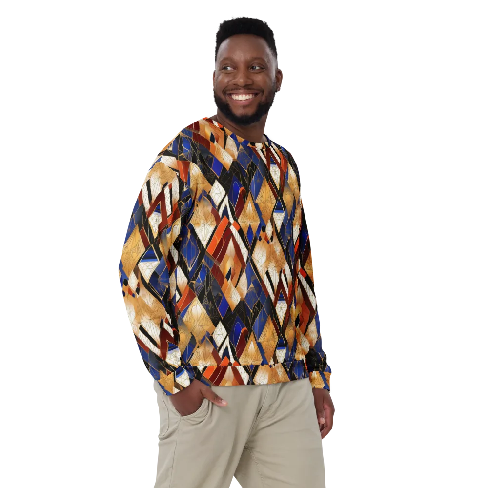 Royal Geometry on Sweatshirt — Front