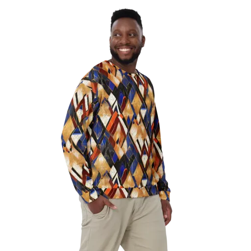Royal Geometry on a Sweatshirt