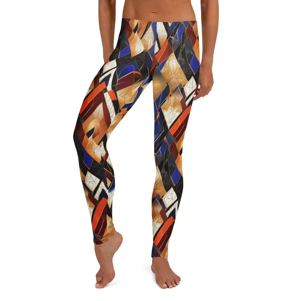 Royal Geometry on Leggings — Front