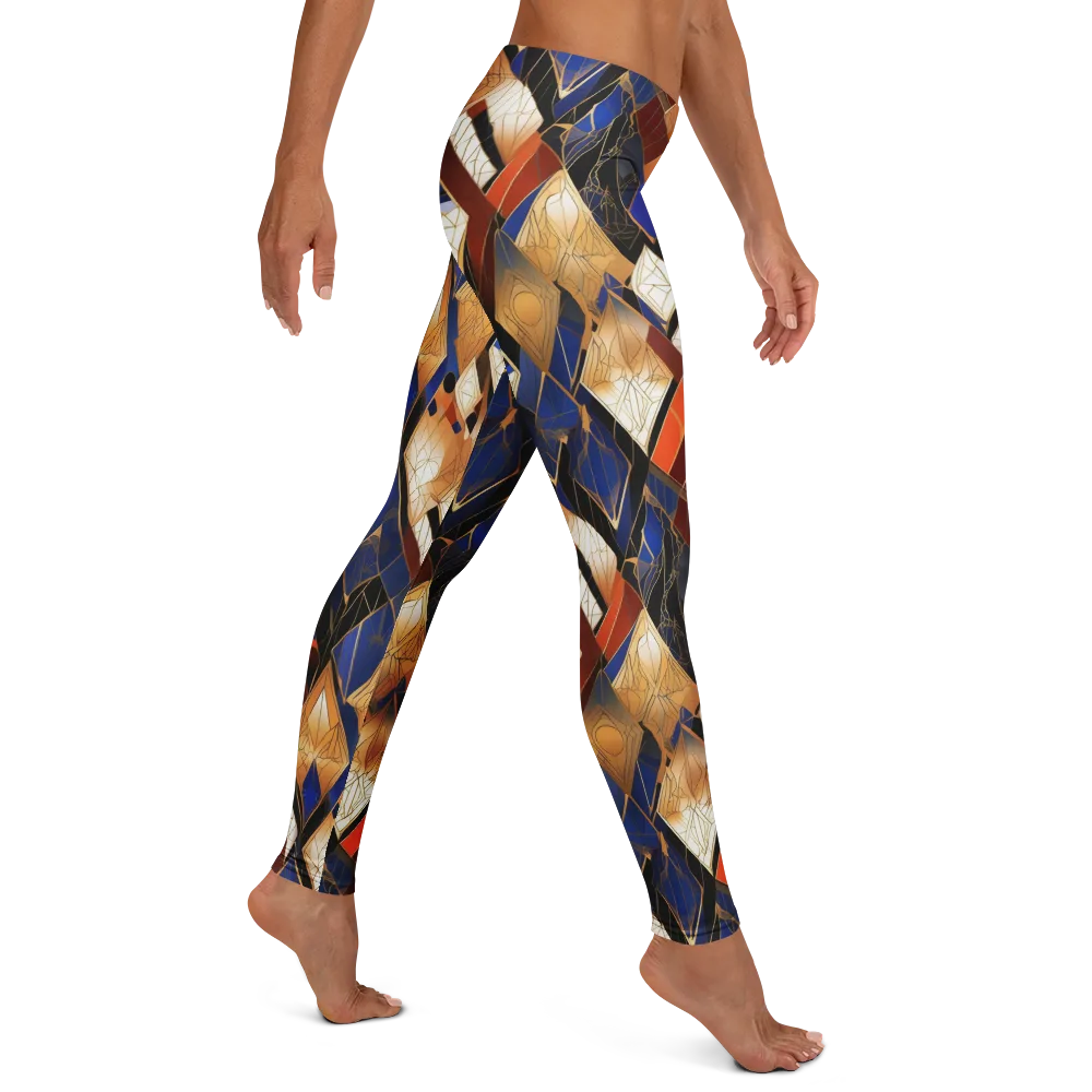 Royal Geometry on Leggings — Right