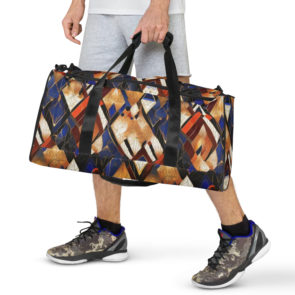 Royal Geometry on Duffle Bag — Front