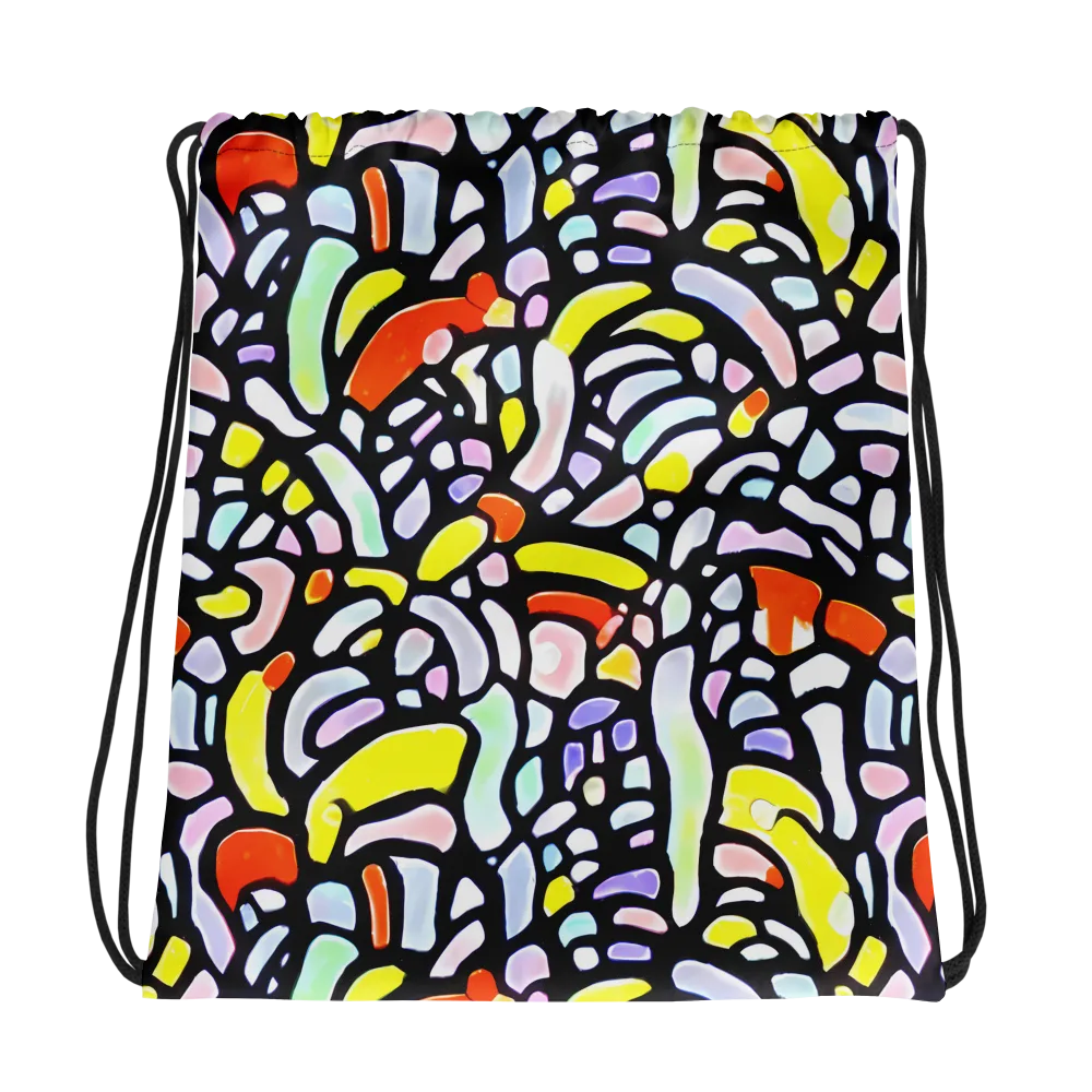 Cubist Carousel on Drawstring Bag — Photo
