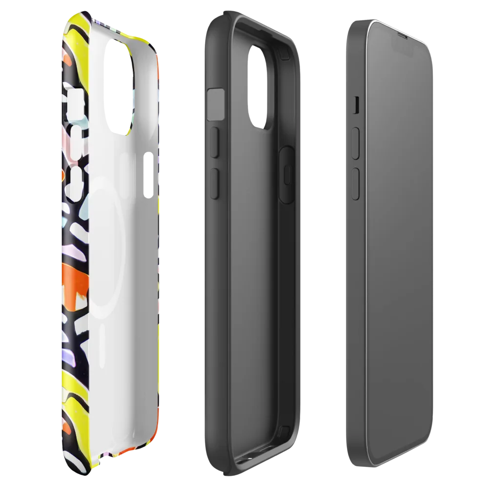 Cubist Carousel on MagSafe Tough Case for iPhone® — Front